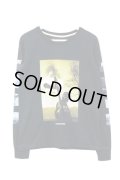 Sasquatchfabrix. × TAR COMMUNICATIONS - Black プリントロングスリーブTシャツ