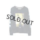Sasquatchfabrix. × TAR COMMUNICATIONS - Black プリントロングスリーブTシャツ