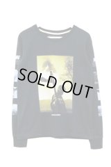 Sasquatchfabrix. × TAR COMMUNICATIONS - Black プリントロングスリーブTシャツ