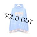 Supreme - Blue カレッジロゴ入りステッチデザインパーカー