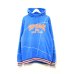 画像1: Supreme - Blue カレッジロゴ入りステッチデザインパーカー (1)