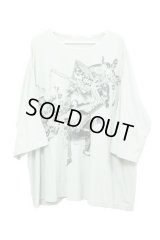 DIET BUTCHER SLIM SKIN - Gray プリントビッグTシャツ