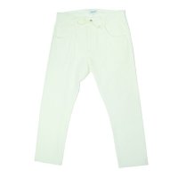 yotsuba - Cropped Denim Pants [White]