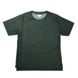 yotsuba - Shortsleeve Denim Tops [Black]