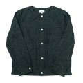 yotsuba - Nocollar Button Jaket [Black]