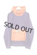 Supreme - Purple / Orange フリースプルオーバーパーカー