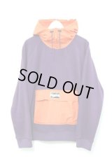 Supreme - Purple / Orange フリースプルオーバーパーカー