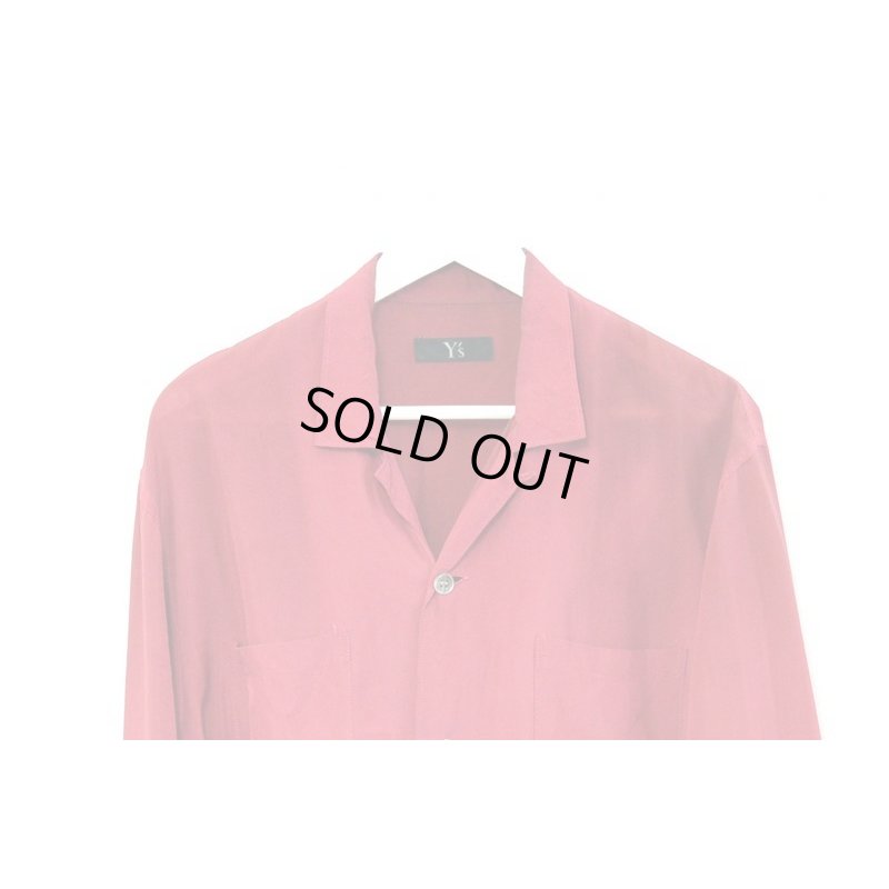 画像3: Y's - Pink レーヨンビッグシャツ