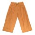 画像1: yotsuba - Fakesuede 4tuck Wide Pants [Orange] (1)