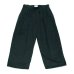 画像1: yotsuba - Fakesuede 4tuck Wide Pants [Black] (1)