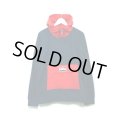 Supreme - Navy / Red フリースプルオーバーパーカー
