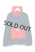 Supreme - Navy / Red フリースプルオーバーパーカー