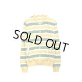 DRIES VAN NOTEN - Yellow / Green ボーダー柄ジップアップブルゾン