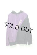 Supreme - Purple バイカラーコットンパーカー