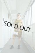 SEE BY CHLOE - Gold サテン地ノースリーブワンピース