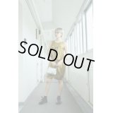 SEE BY CHLOE - Gold サテン地ノースリーブワンピース