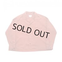 yotsuba - Rayon Open Collar Shirt [Pink]