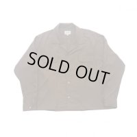 yotsuba - Rayon Open Collar Shirt [Brown]