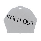 yotsuba - Rayon Open Collar Shirt [Black]