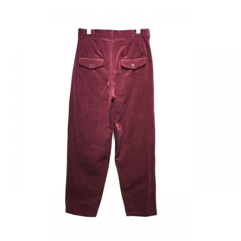画像2: yotsuba - Corduroy Wide Pants [WINE RED]