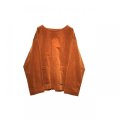yotsuba - Corduroy Pullover Tops [ORANGE]
