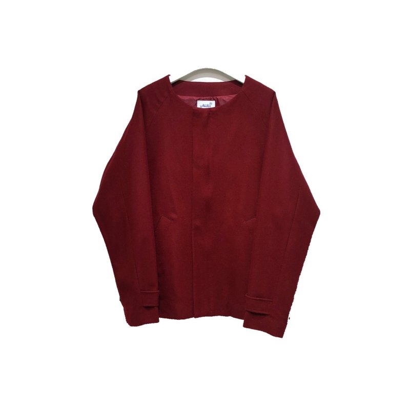 画像1: yotsuba - Nocollar Jacket [WINE RED]