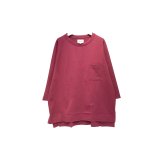 yotsuba - Raglan Pocket T-Shirt [Dark Rose]