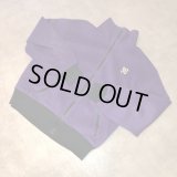 90 -Purple ジップアップフリースジャケット