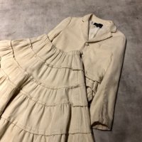 tricot COMME des GARCONS - White 3Bジャケットティアードスカートセットアップ