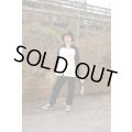 TARO HORIUCHI - White × Black ストライプ柄切り替えセットアップ