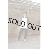 TARO HORIUCHI - White × Black ストライプ柄切り替えセットアップ