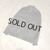 Supreme - Black ビックシルエットレザーブルゾン