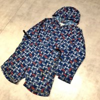 COMME des GARCONS SHIRT - Blue 総柄パーカーショーツセットアッップ