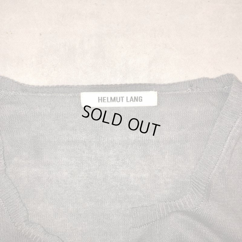 画像5: HELMUT LANG - Gray Vネックデザイントップス