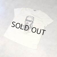 Karl Lagerfeld × H＆M - White カールラガーフェルドプリントTシャツ