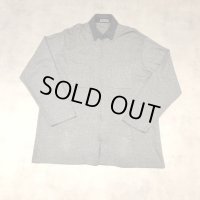 Y's for men - Gray 切り替えジップアップシャツ