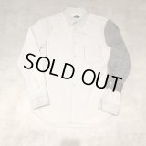 COMME des GARCONS HOMME PLUS - White × Gray 袖レイヤードデザイン長袖シャツ