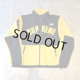Supreme × THE NORTHFACE - Yellow × Black 切り替えフリースジャケット