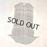 Yohji Yamamoto - Purple × White 袖切り替えロングジャケット