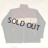 FENDI - Black × Burgundy リバーシブルフリースジャケット