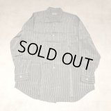 COMME des GARCONS HOMME - Gray ストライプ柄レーヨン長袖シャツ
