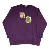 TIKA - " fu-jin＆raijin " Pullover Sweat【PURPLE】