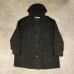 画像1: COMME des GARCONS HOMME - Black "HOMME" デカオムフードジャケット (1)