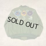 HYSTERIC GLAMOUR - Light Green ワッペン衿付きスタジャン
