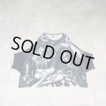 【10%OFF】HIRO - Black 総グラフィックビックシルエットTシャツ