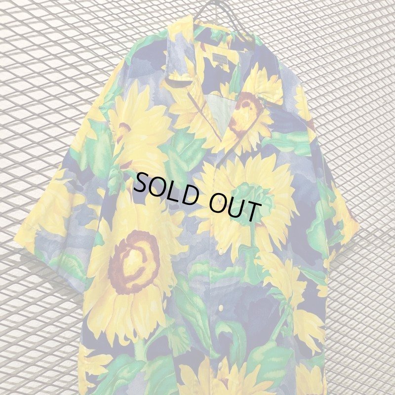 画像2: KENZO - Sunflower Graphic Rayon Shirt