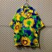 画像1: KENZO - Sunflower Graphic Rayon Shirt (1)