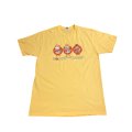 TIKA - "Three wise monkeys" Busters Big Tee【YELLOW】