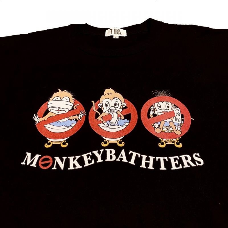 画像3: TIKA - "Three wise monkeys" Busters Big Tee 【BLACK】