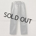 KENZO - Cow Leather Pants (Black)